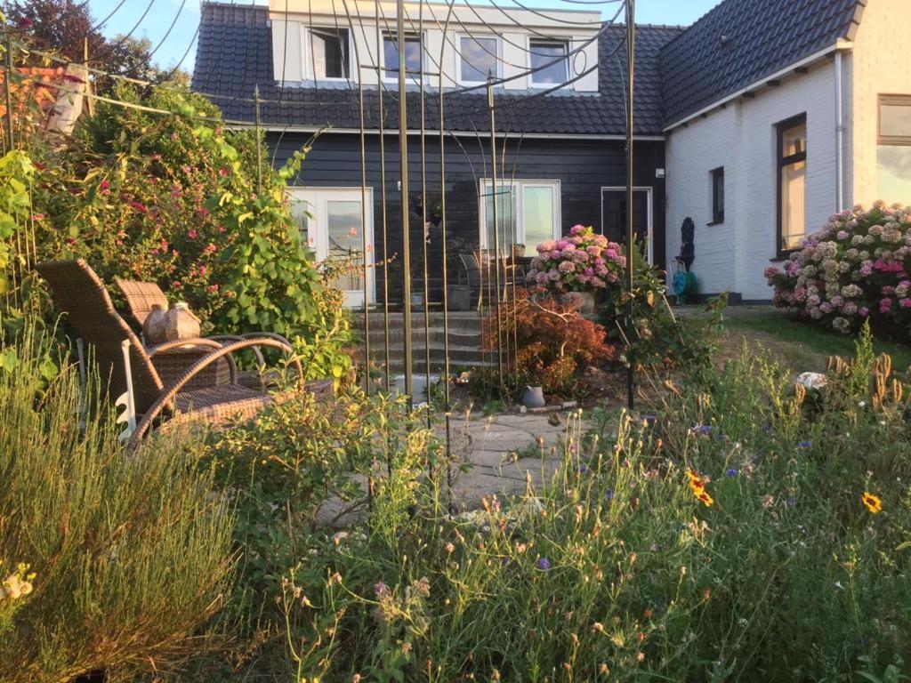 T Huuske Tuinappartement Met Fantastisch Uitzicht, Nabij Zee Zonnemaire Екстер'єр фото
